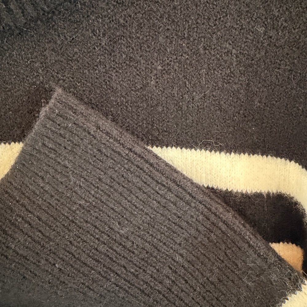 J. Crew Black and White Striped Turtleneck Sweater - Picture 4 of 4